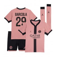 Camisa de time de futebol Paris Saint-Germain Bradley Barcola #29 Replicas 3º Equipamento Infantil 2024-25 Manga Curta (+ Calças curtas)